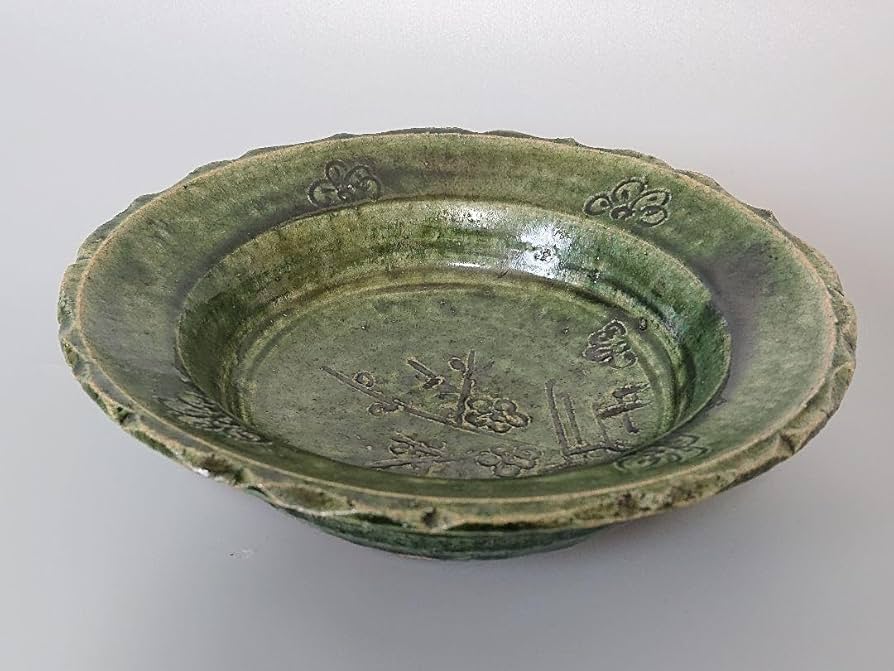 ♥美濃焼　志野　鉢　骨董品　アンティーク 美濃焼志野鉢骨董品アンティーク